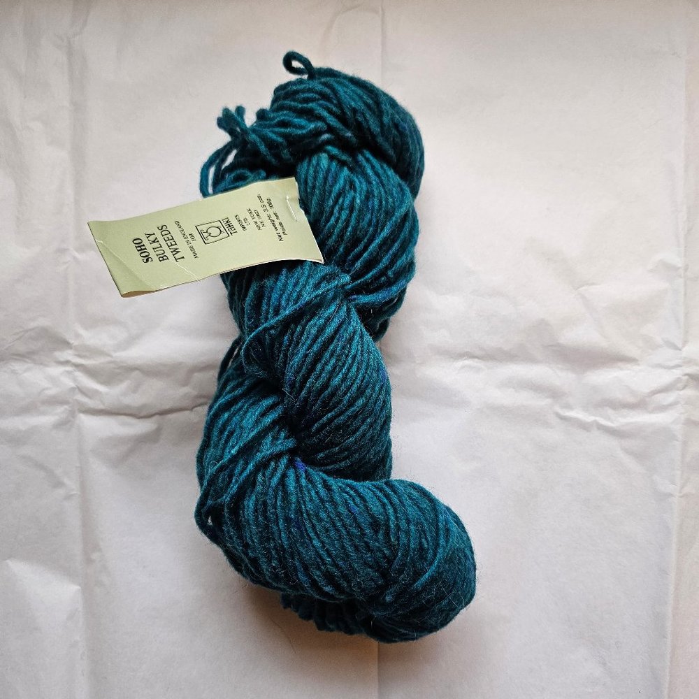 Yarn | Lot of 3: Tahki SOHO Bulky Tweeds, Rowan Chunky Tweed, Rowan DK Tweed